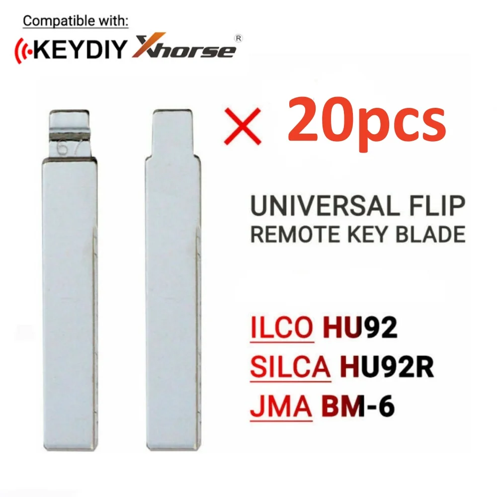 

10/20pcs New Uncut HU92 HU92R BM-6 #67 Universal Flip Remote Key Blade for BMW Type fit for kd vvdi jmd