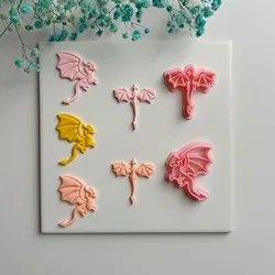 Flying Dragon Creative Polymer Clay Cutting Molds Clay Cutters For DIY Earrings Necklace Pendant Decoration LONG YEAR