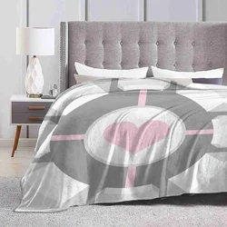 Cute Portal Companion Cube Creative Design Comfortable Warm Flannel Blanket Valve Game Portal 2 Portal 3 Portal Cube Chell