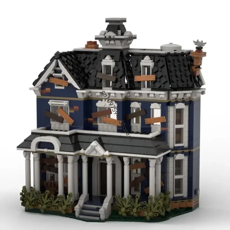 

New 1994Pcs Famous Strangered Thingsed Series Moc Creel House Model Custom Puzzle Diy Creative Ideas Kids Toys Birthday Gifts