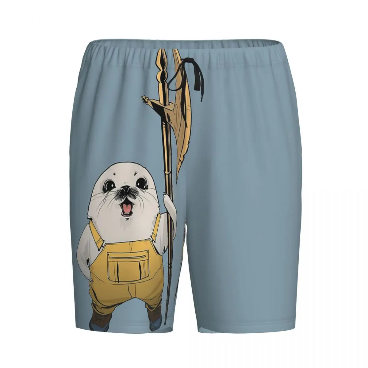 

Мужские пижамные шорты Custom Saga Ghus Friendo Axe Seal для сна и отдыха