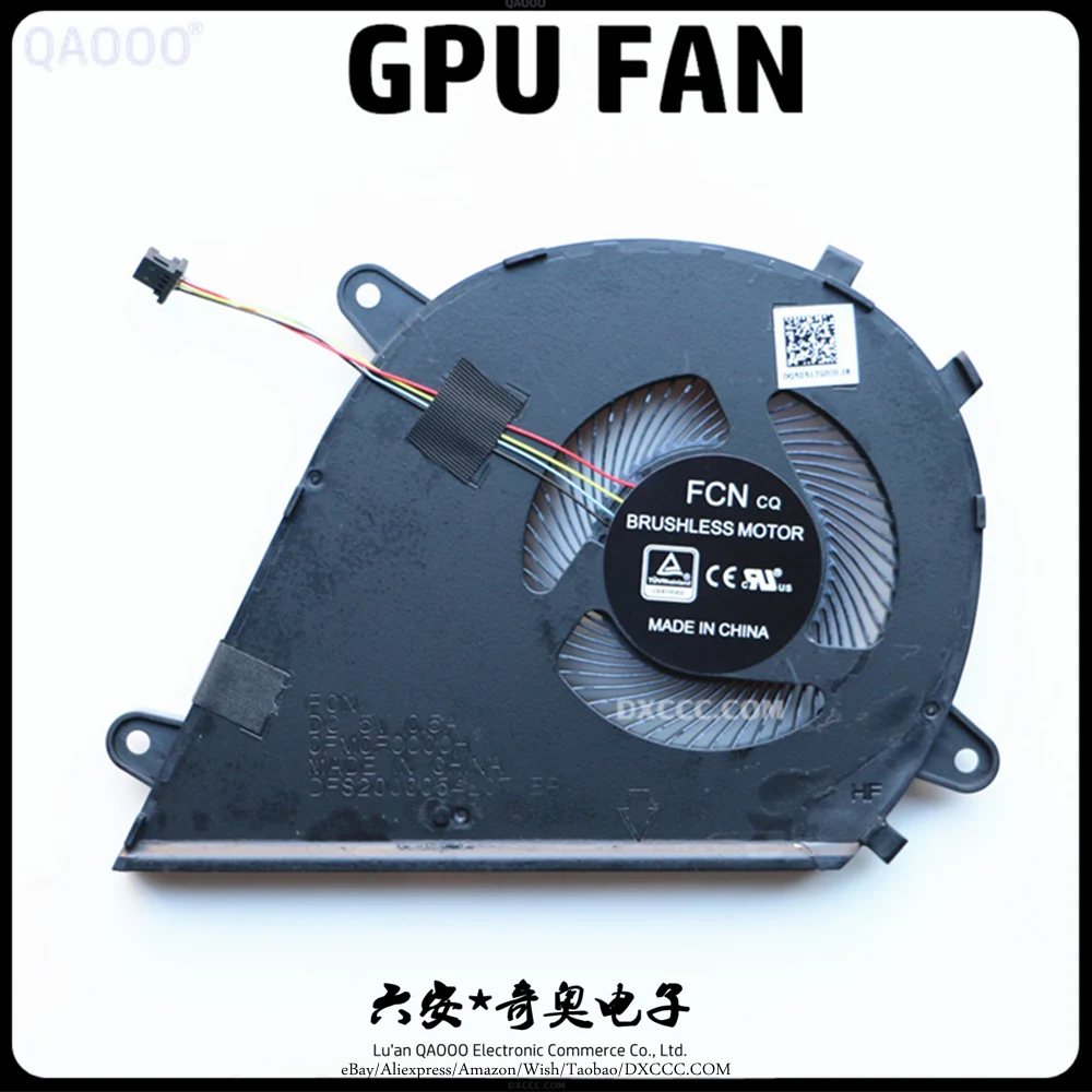 مروحة وحدة المعالجة المركزية للكمبيوتر المحمول ASUS Mars15 VX60 VX60GT X571G K571 F571G F571GD F571GT CPU & GPU مروحة التبريد