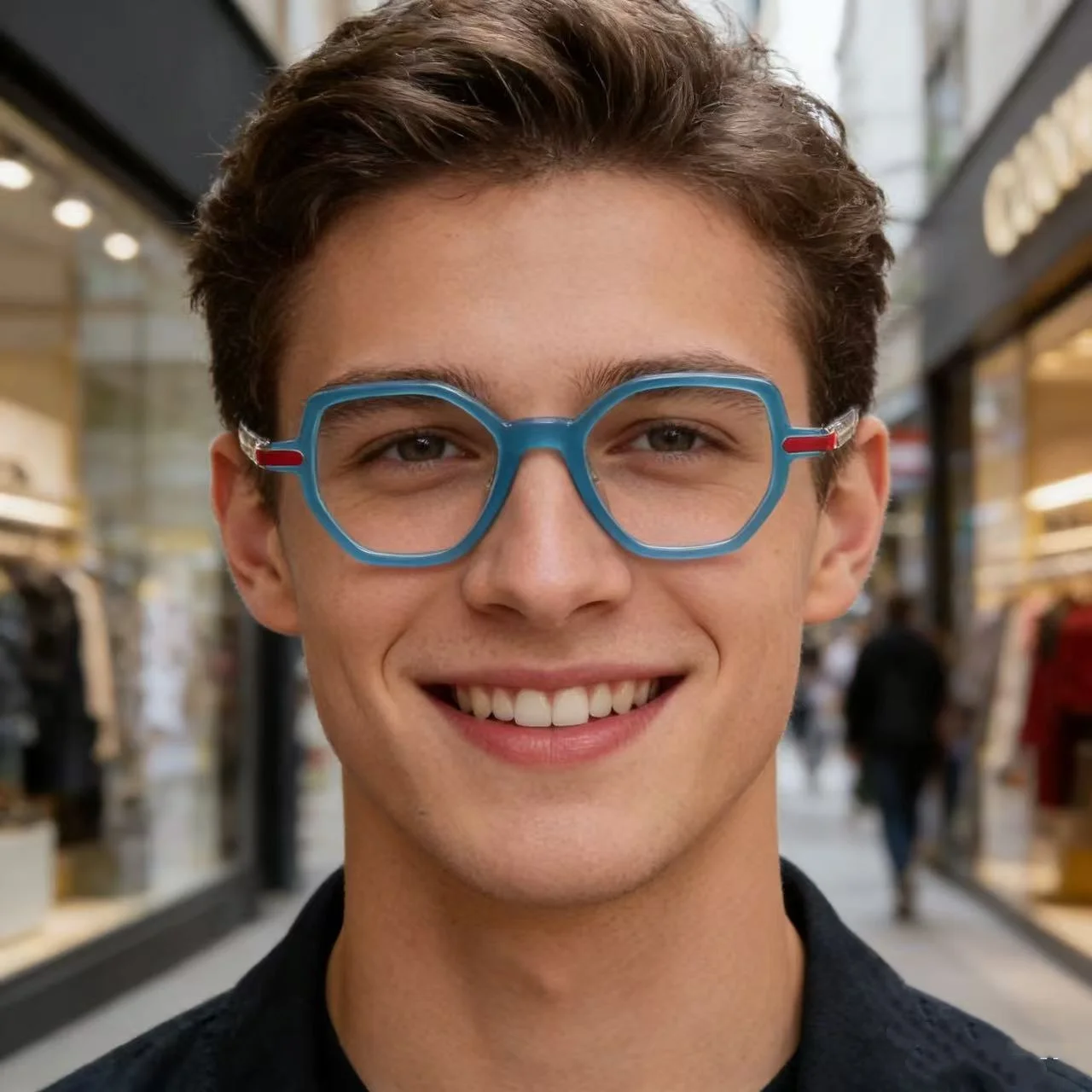 

Oval Vintage Trendy Acetate Glasses Frame for Men and Women High Quality Eyeglass Simple Computer Spectacles Eyewear