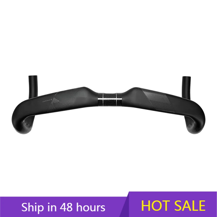 

POWER LEAP TOSEEK TR5000 Carbon Fiber Bicycle Handlebar Super Light 198g Full Internal Wiring Road Bike Handle Drop Bars