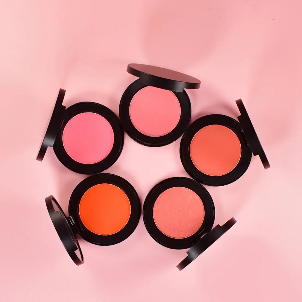 Poudre et crème de Blush monochrome 13 couleurs, marque privée, Logo personnalisé, éclaircissant naturellement, Rouge pêche, teinte pour joues, maquillage, vente en gros