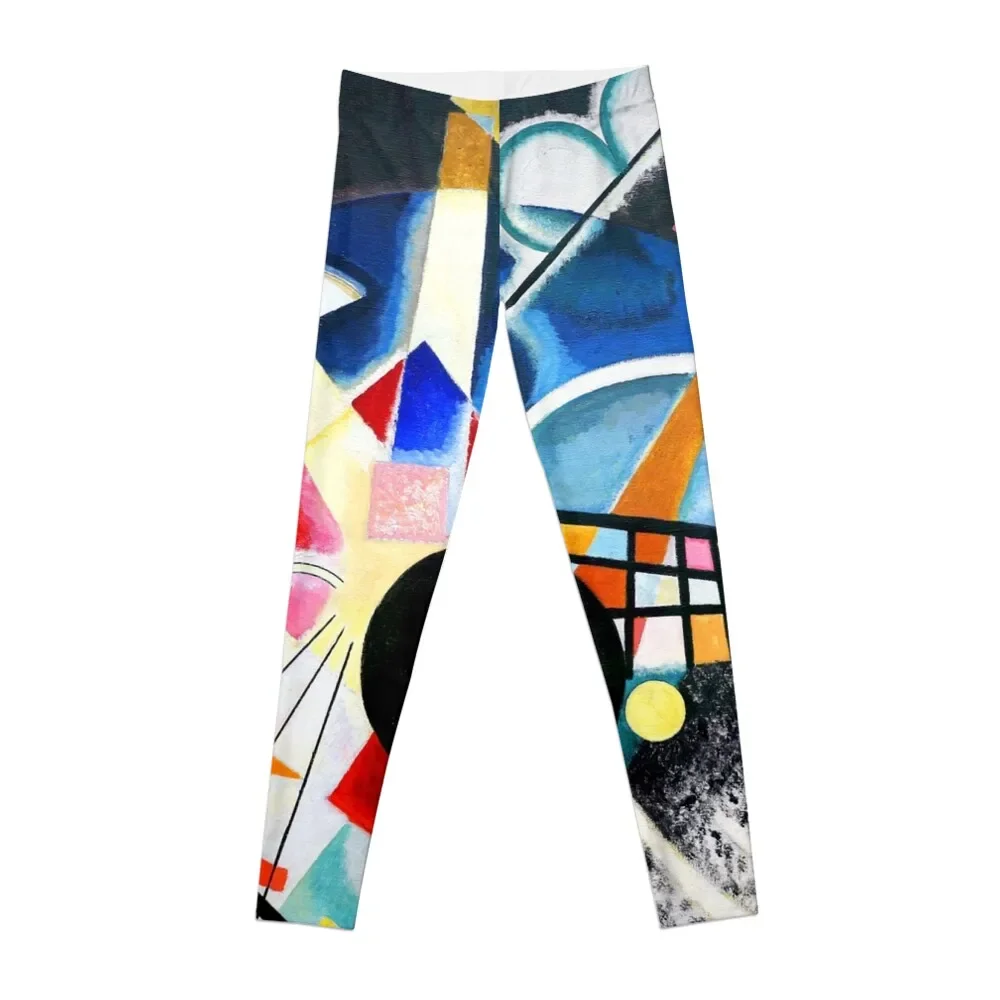 

Wassily Kandinsky - A Center 1924 Leggings push up fitness legging pants raises butt Womens Leggings