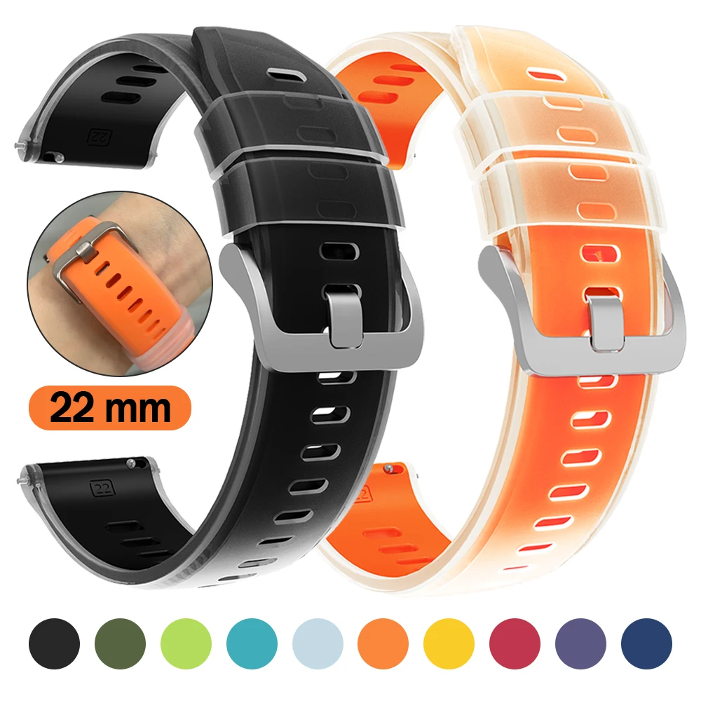 22Mm Silicone Watch… - image