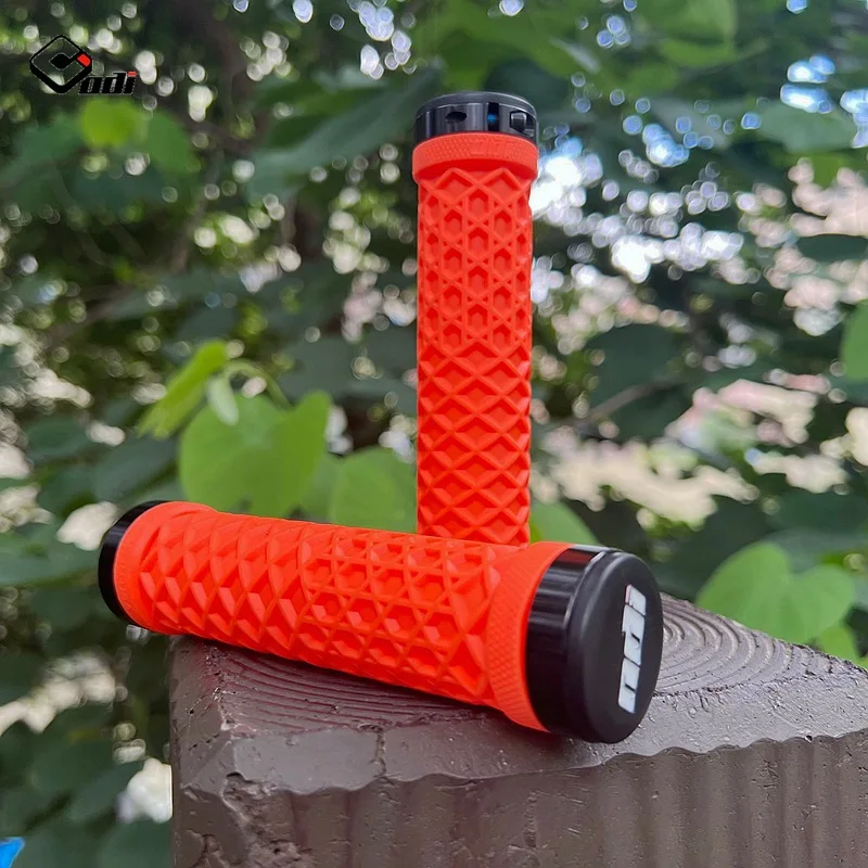 ODI Bicycle Handlebar Grips Bike Lock-on Cuffs Anti-Slip Shock Absorption Handle Cover Double Locking
