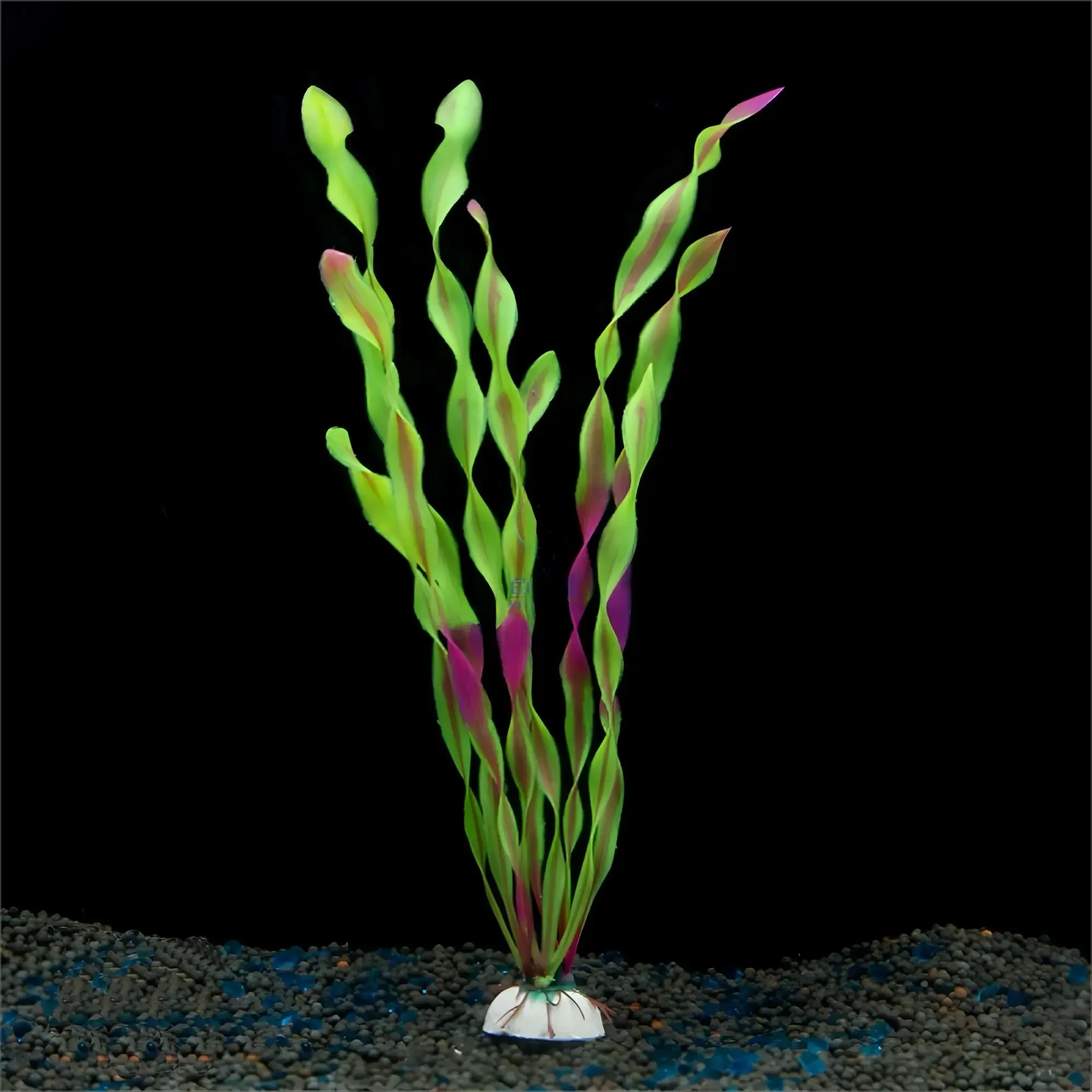 Plante artificielle d'aquarium en plastique, décoration de plantes sous-marines, Abropérer simulé, 3 couleurs, 1 pièce