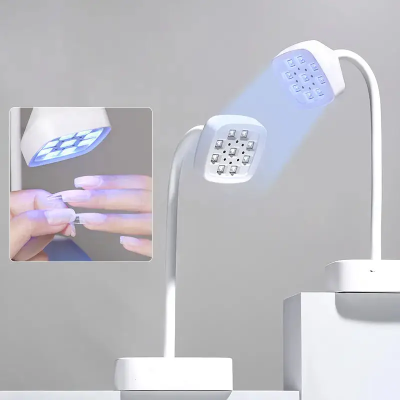 Mini UV LED Sensor Nagel Lampe Wiederaufladbare Nagel Licht Trockner für Nagellack UV USB Tragbare LED Maniküre Tisch Lampe