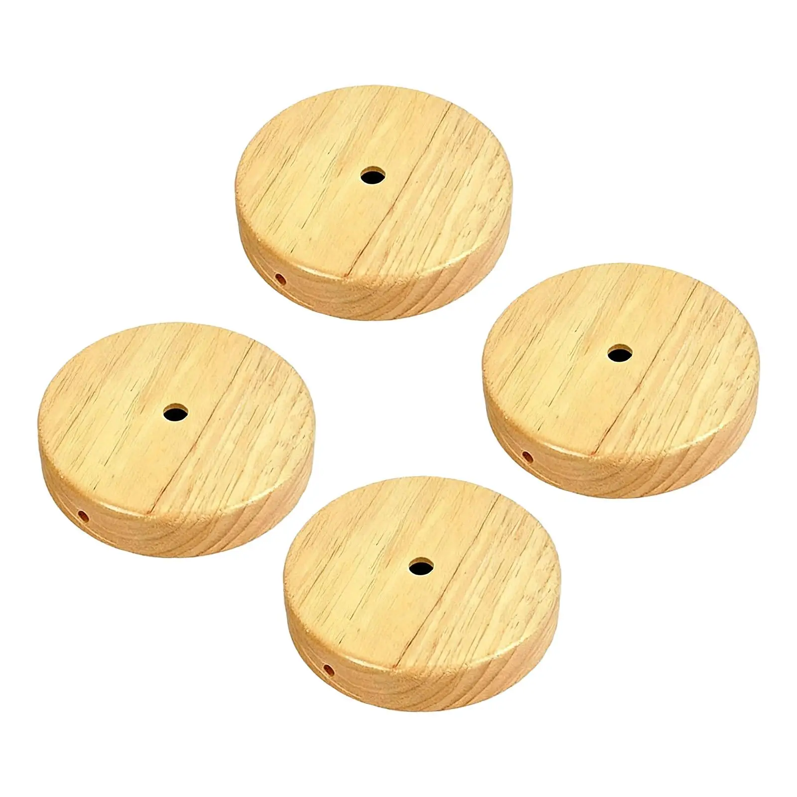 

Wood Ceiling Light Cover Plate Single Hole Lamp Canopy Accessory for Balcony Corridor DIY Upgrade