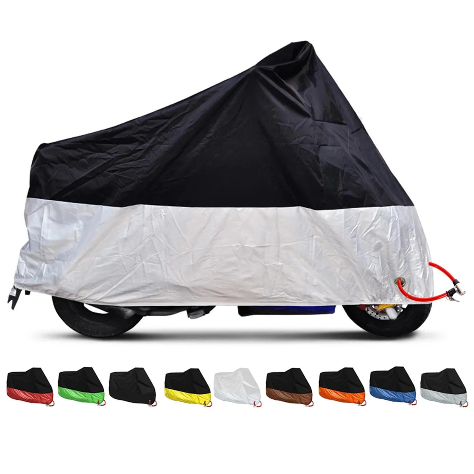 

M-4XL 190T Waterproof Motorcycle Cover Motorbike Cover Fit For Harley Sportster Honda Victory Kawasaki Yamaha Suzuki BMW Cover