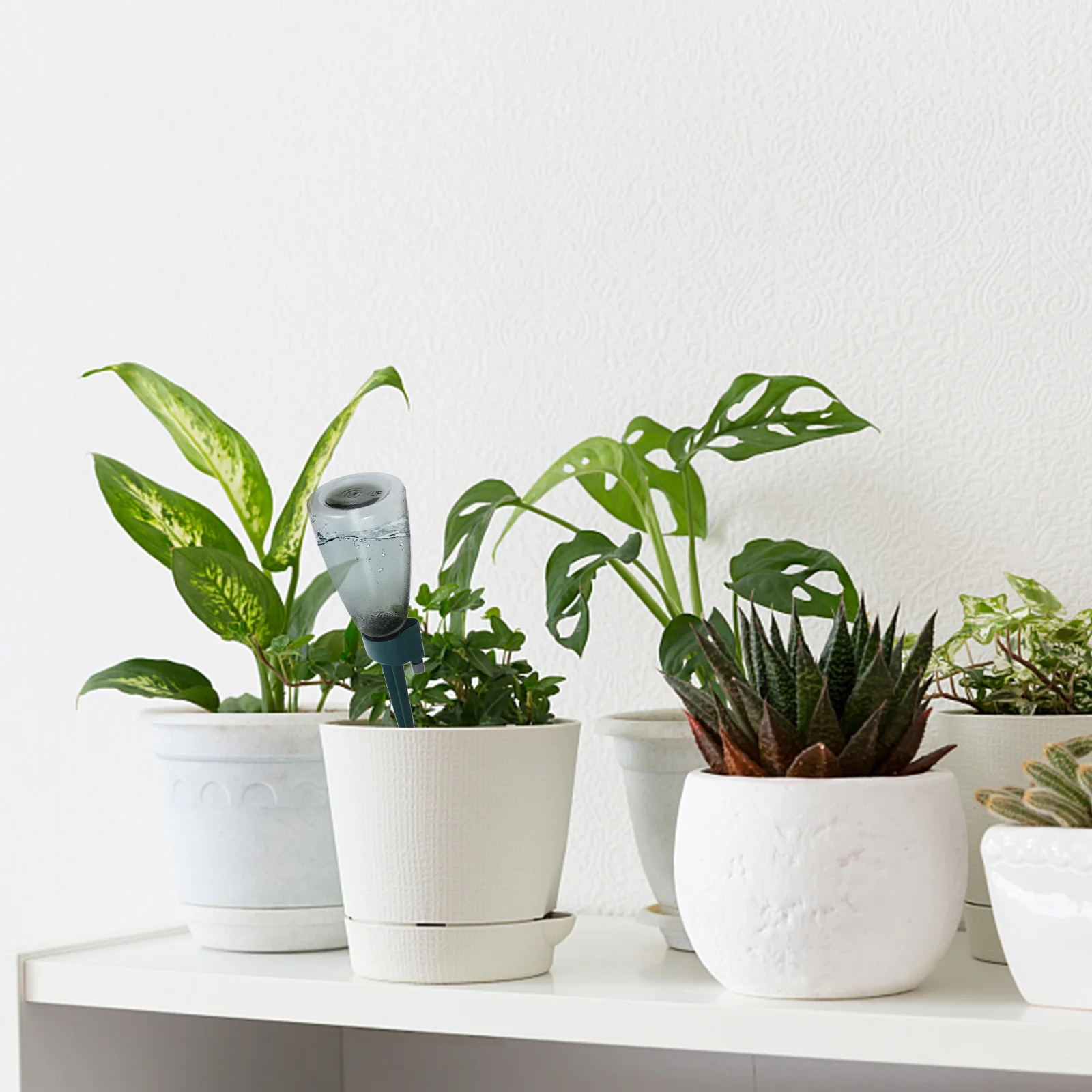 

4Sets Plant Self Watering Devices Automatic Waterer No Leakage Adjustable Watering Speed Suitable for Various Plants