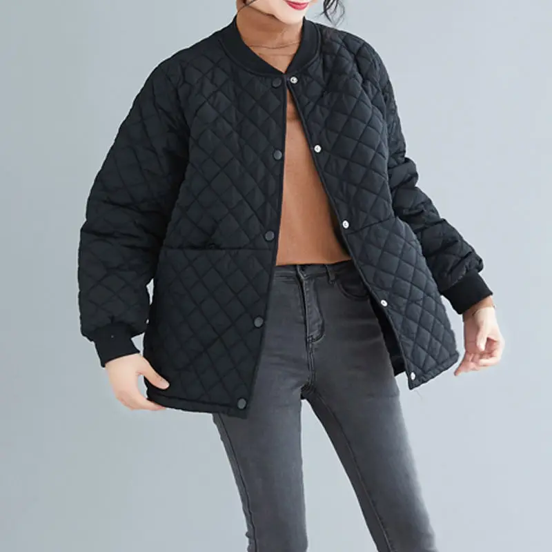 Winter new long-sleeved cotton-padded jacket women's thickened coat  winter clothes women korean Cotton Winter WOMEN