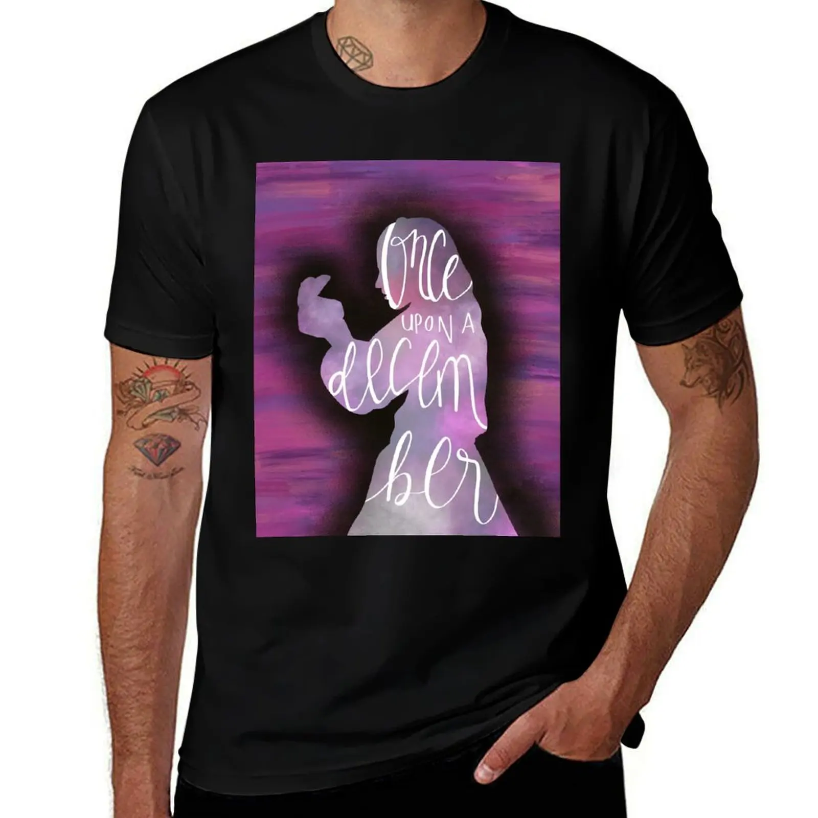 

Once Upon A December Christy Altomare Silhouette from Anastasia on Broadway (Textured Shadow) T-Shirt