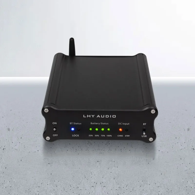 LHY オーディオ USB DDC インターフェイス IIS I2S AES/EBU HDMI-I2S 光出力 BT5.1 APTX-HD LDAC バッテリー付き