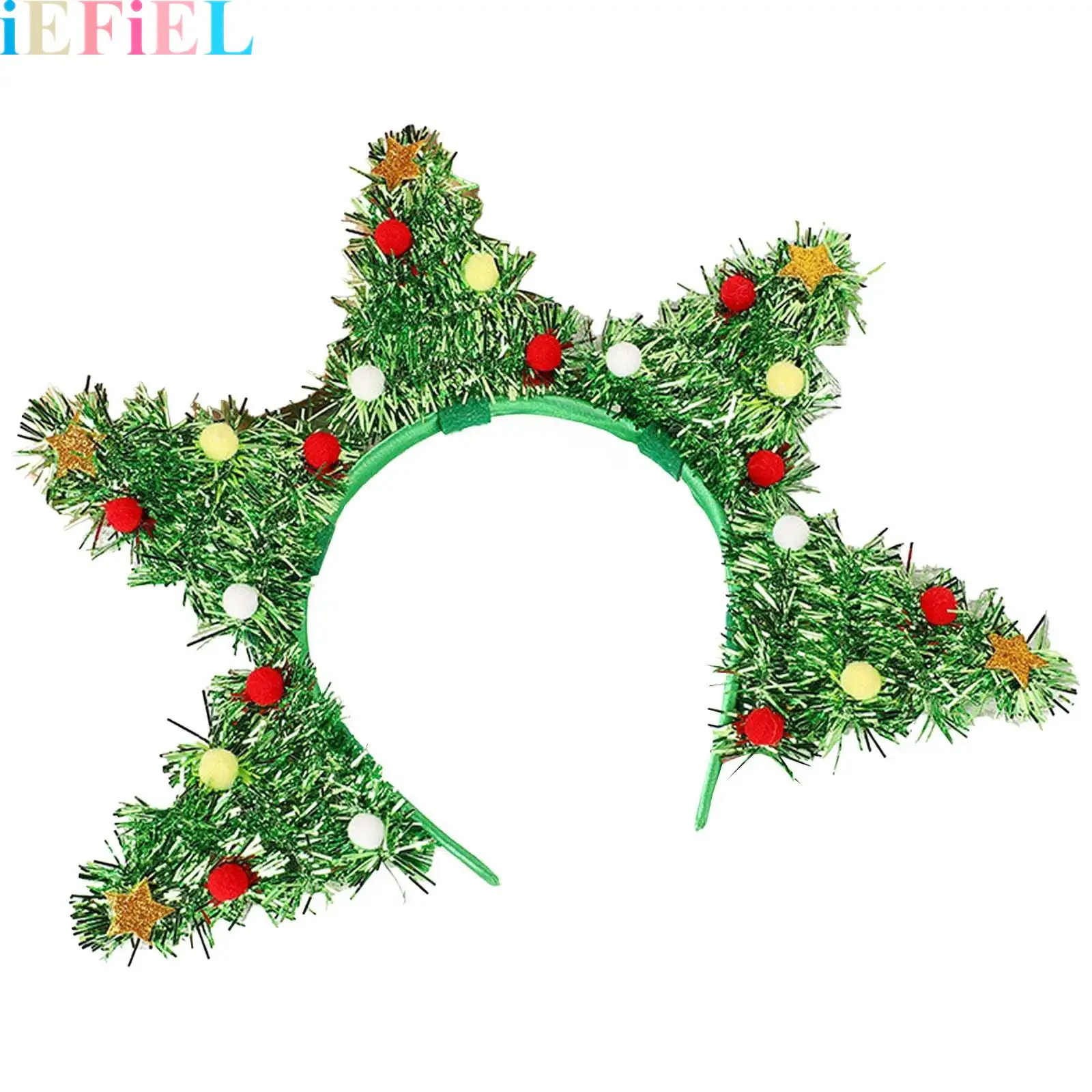 

Christmas Tree Headbands Christmas Costume Hairbands Xmas Tree Hair Hoop Holiday Hair Accessories for Women Girls
