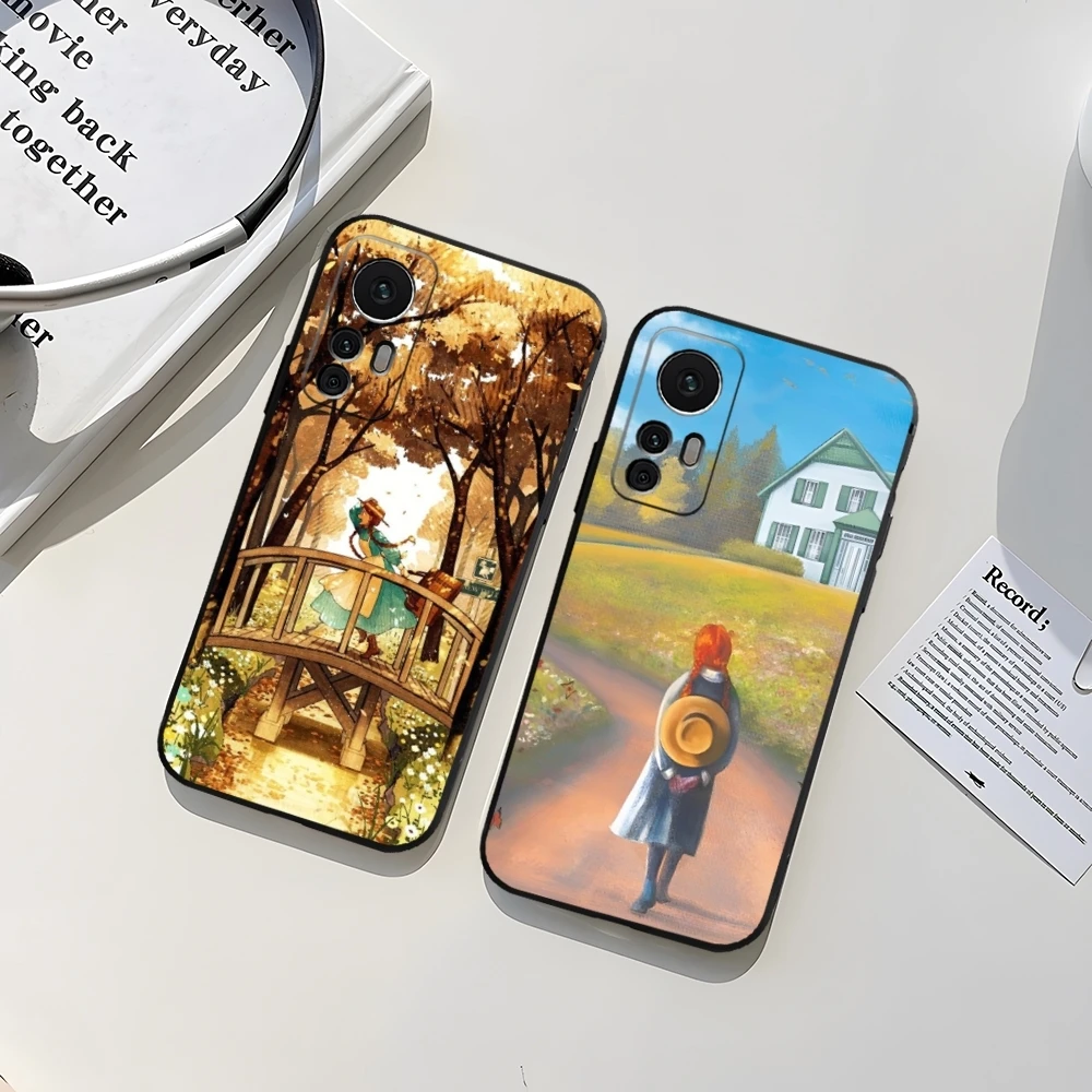 Anne of Green Gables Phone Case Fundas for Xiaomi Redmi Note 14 10 13 12 Pro POCO F4 F5 X5 Pro 12 13 11T Lite Ultra Cover