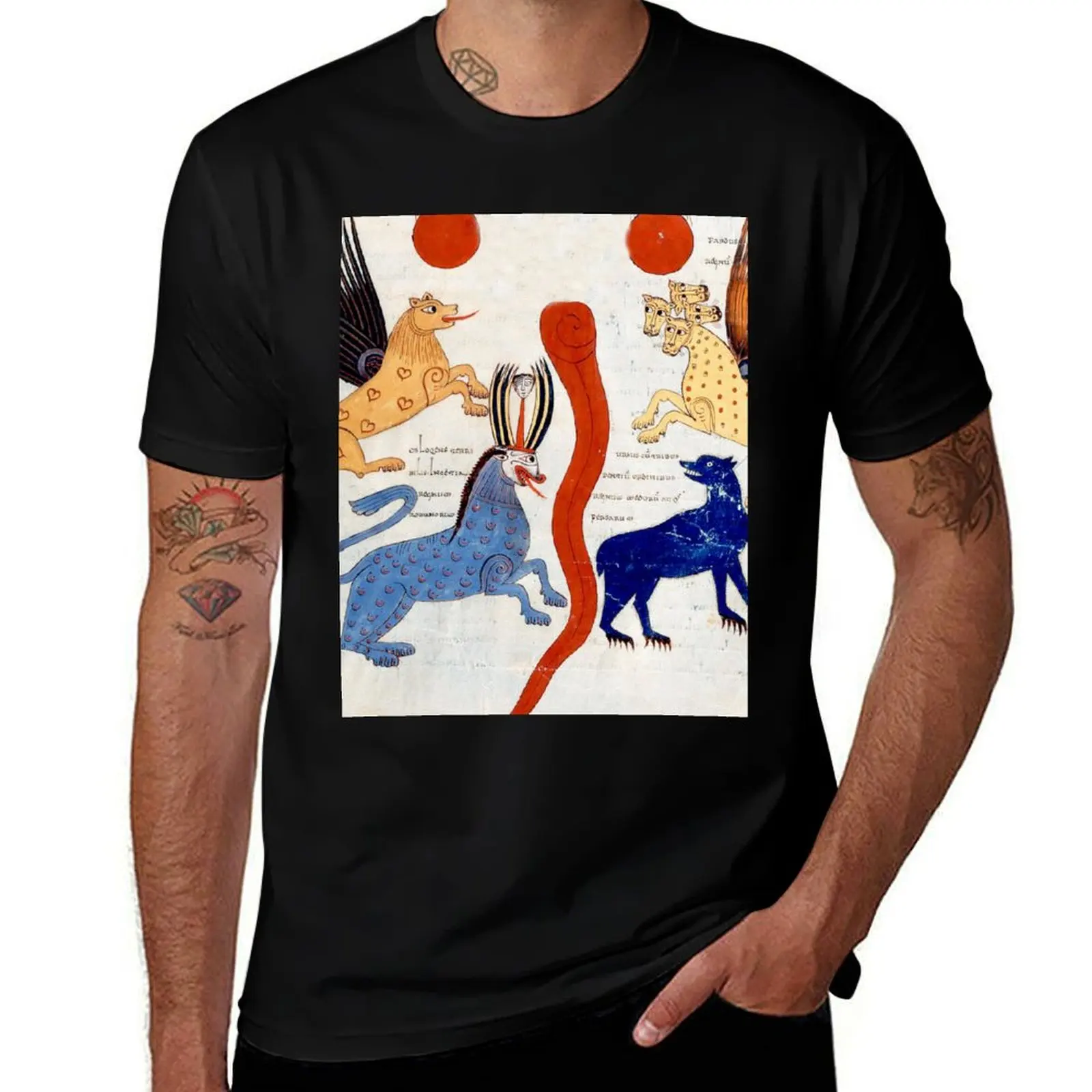 

Medieval monsters vintage artwork T-Shirt new gifts and t-shirts Personalized t-shirt Blouse sweat shirts, men
