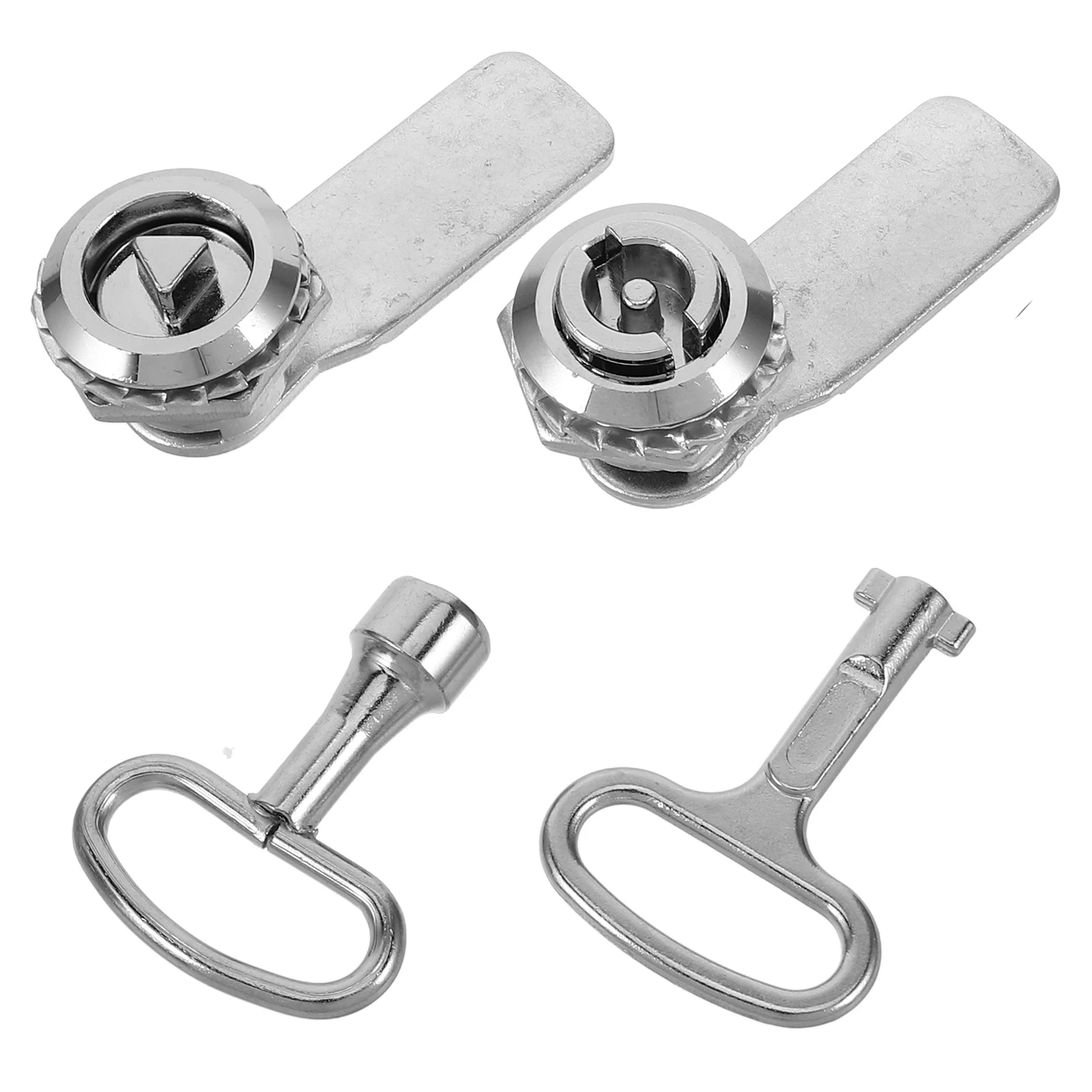 

2 set Box Lock Drawer Cabinet Mailbox Rv Storage Locks Metal Latch Key For Distribution Cabinet Safety Hasp Hardware