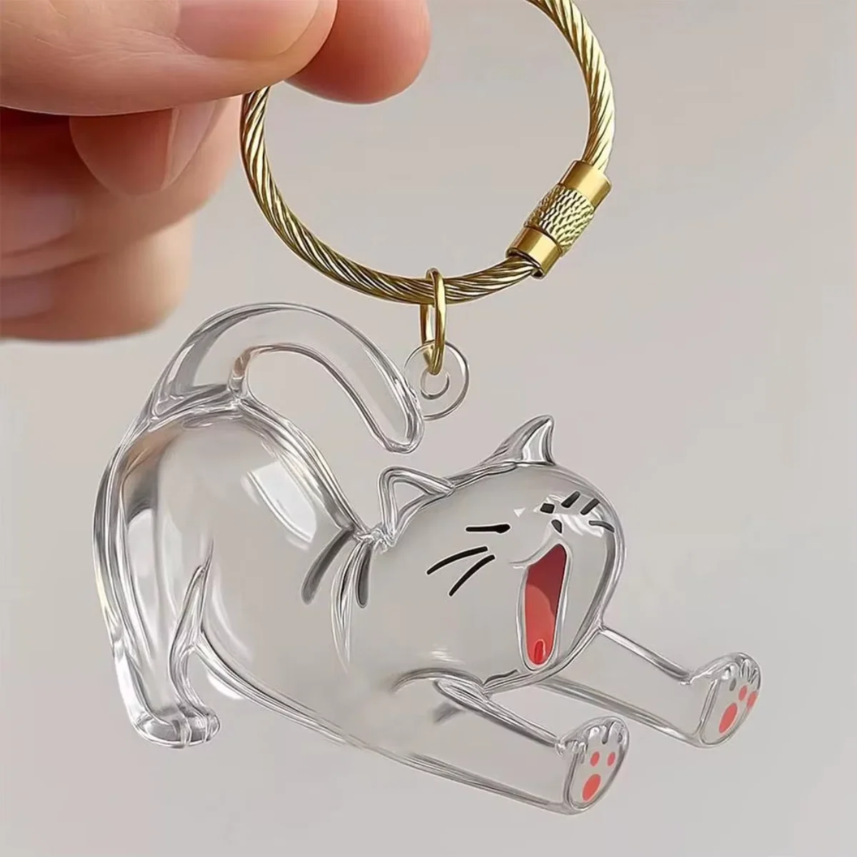 Nova caixa para guardar pelos de gato, chaveiro pendente para gatos, decoração para pendurar em mochilas e bolsas, chaveiro para guardar pelos de animais de estimação, lembranças para animais de estimação.