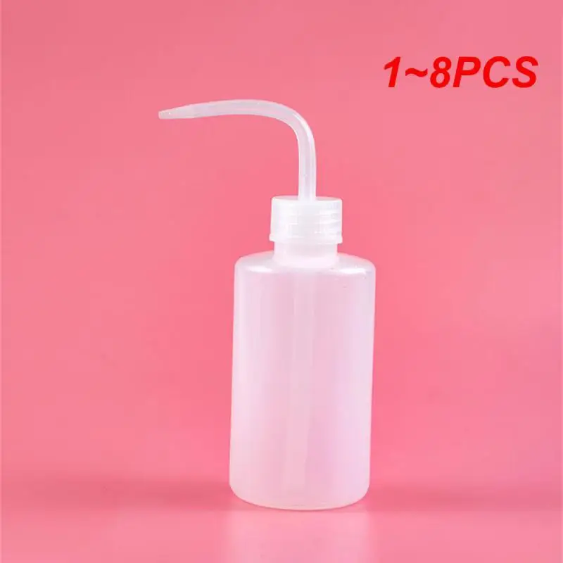 250ml Eyelash Cleaning Elbow Bottle Leakproof Water Graft Lashes Cleaning Auxiliary Curved Mouth Bottle Makeup Tool