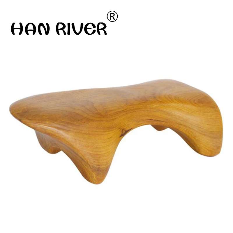 Wooden massager beetle head hex head massage massage hands push real wood meridian massage