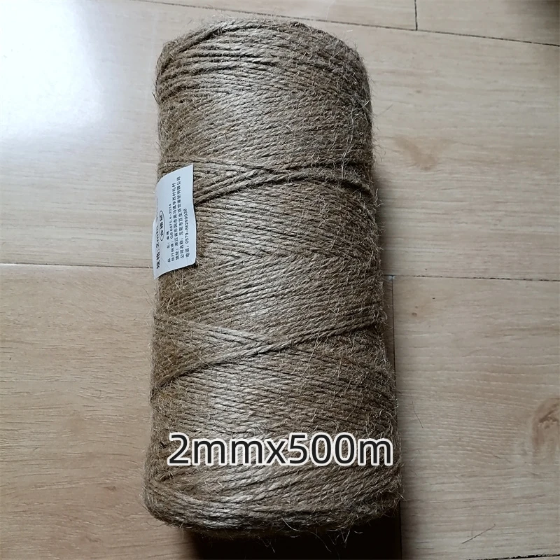 1/2/3/4/5/6mm Diameter Jute Twine Weave Hemp Tag Photo Wall Handicraft Decoration Twisted Rope DIY Accessories Cord