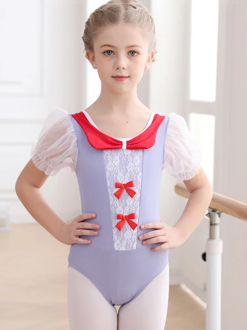 

Kids Girls Dance Clothes Princess Practice Ballet Body Dancewear Tutu Performance Skirt Children Gymnastics Leotard Costumes