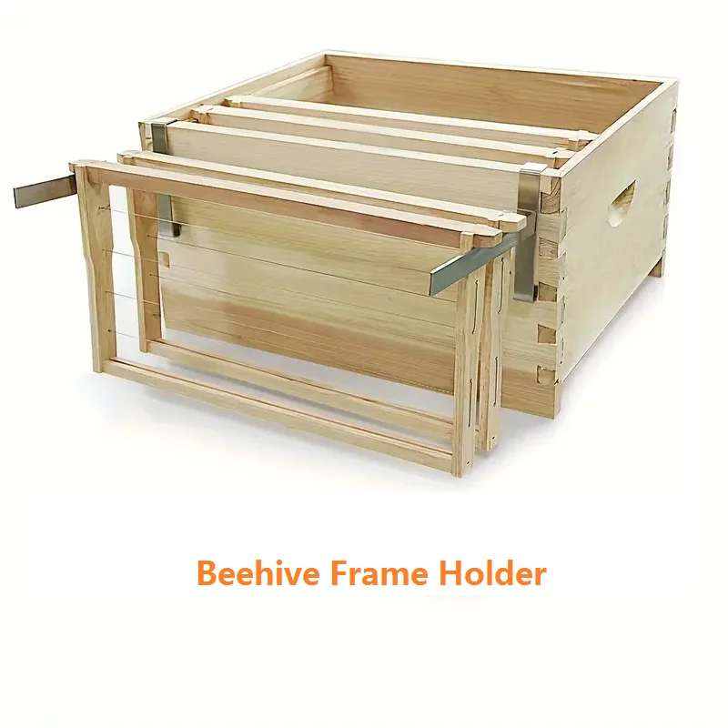 

1 Pair Beehive Frame Holder Stainless Steel Beehive Frame Perch Beehive Frame Stand Support Bracket Rack Bee Box Storage Shelf