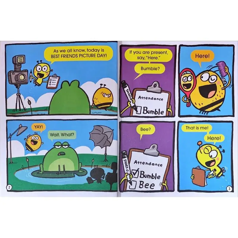 Bumble And Bee Dont Worry Bee Happy Ross Burach SCHOLASTIC US 9789813376311 Book
