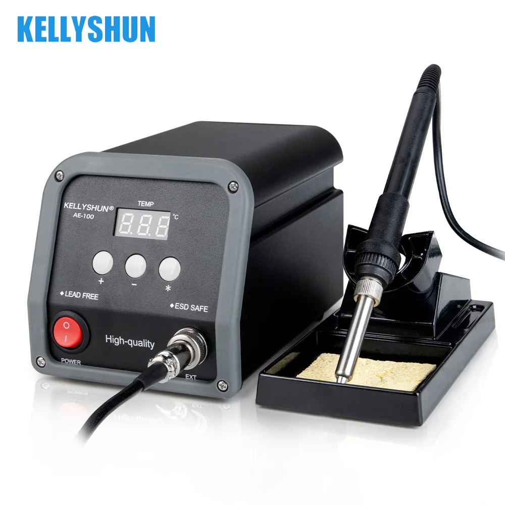 AE-100 Soldering Station 100W Rapid Heating Smart Soldering Station LED Digital Display Solder Station
