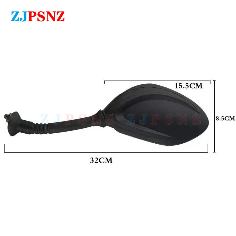 Motorcycle Scooter e-bike Mirror 8MM Back View Mirror Rotated Adjust Rearview Mirrors Mirrors Moped Side Mirror Kits