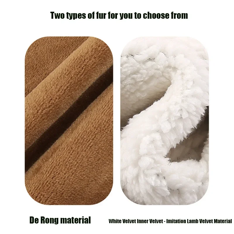 1 زوج الشتاء الدافئة منصات الركبة للنساء وكبار السن ، الشتاء الباردة الساق التهاب المفاصل دعم ، دي رونغ الصوف كعكة سستة الركبة حامي