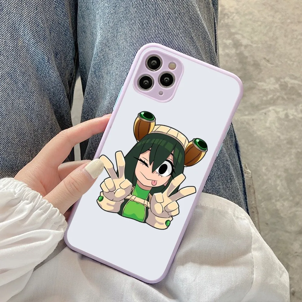 My Hero Academy Phone Case for iPhone 14 11 12 13 Mini Pro Max 8 7 Plus X XR XS MAX Translucent Matte Cover