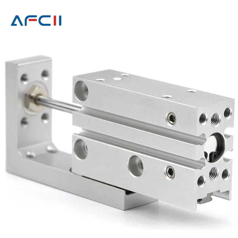 MXH/HLH السكك الحديدية اسطوانة MXH6 MXH10 MXH16 MXH20 SMC نوع الدقة اسطوانة هوائية الخطي الجانب السكك الحديدية دليل قضيب اسطوانة MXH6-10 #3