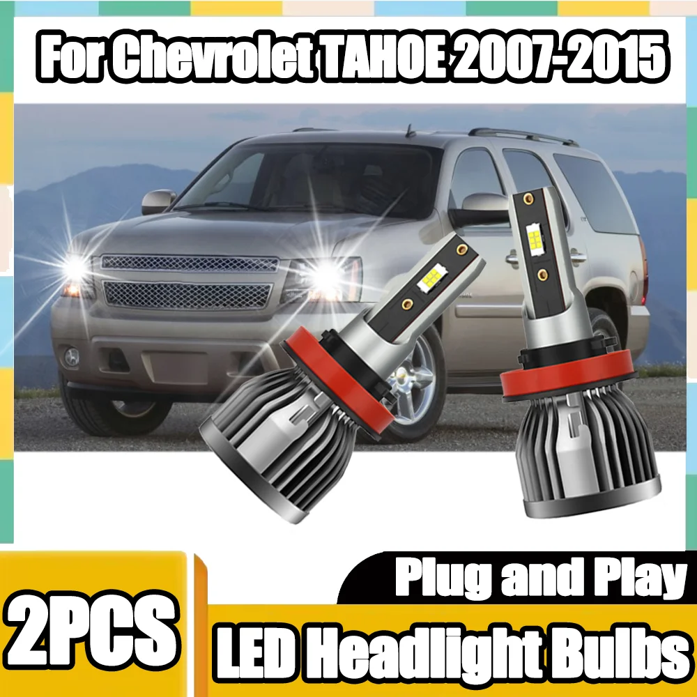

2X Canbus No error Plug and Play High Power 6000K Super White H11 H8 H9 Car LED Headlight Bulbs For Chevrolet TAHOE 2007-2015