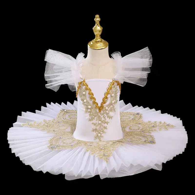 Niños cisne ballet profesional tutú niñas traje de bailarina fiesta contemporánea trajes de baile ballet tutú niño adulto