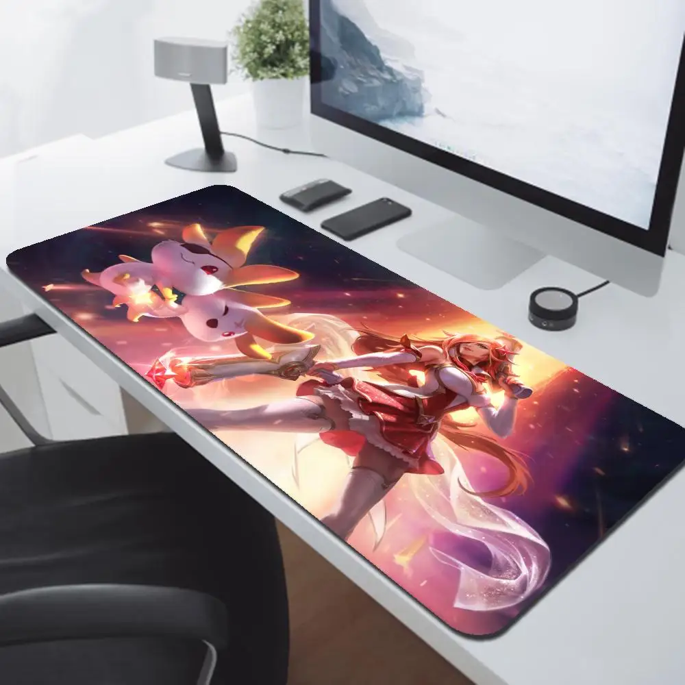 League Of Legends Miss Fortune Keyboard Mouse Pad Laptop Kawaii Anime Girl Mousepad Office PC Gaming Accessories Desk Mat Carpet