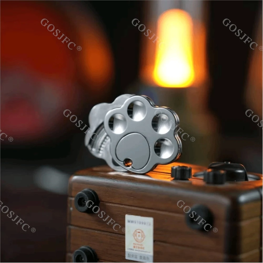 Cat Claw EDC Dingding Side Push Stainless Steel Fidget Slider Stress Relief Toy Fidget Toys For Adults