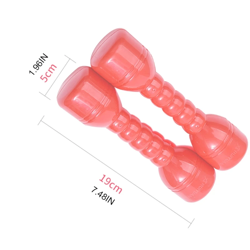 เด็กฟิตเนสน้ำหนัก Dumbbells 2 PC GYM สำหรับเล่น Barbells การออกกำลังกายในร่มกีฬาของเล่นสำหรับชายหญิงก่อนวัยเรียนกีฬา