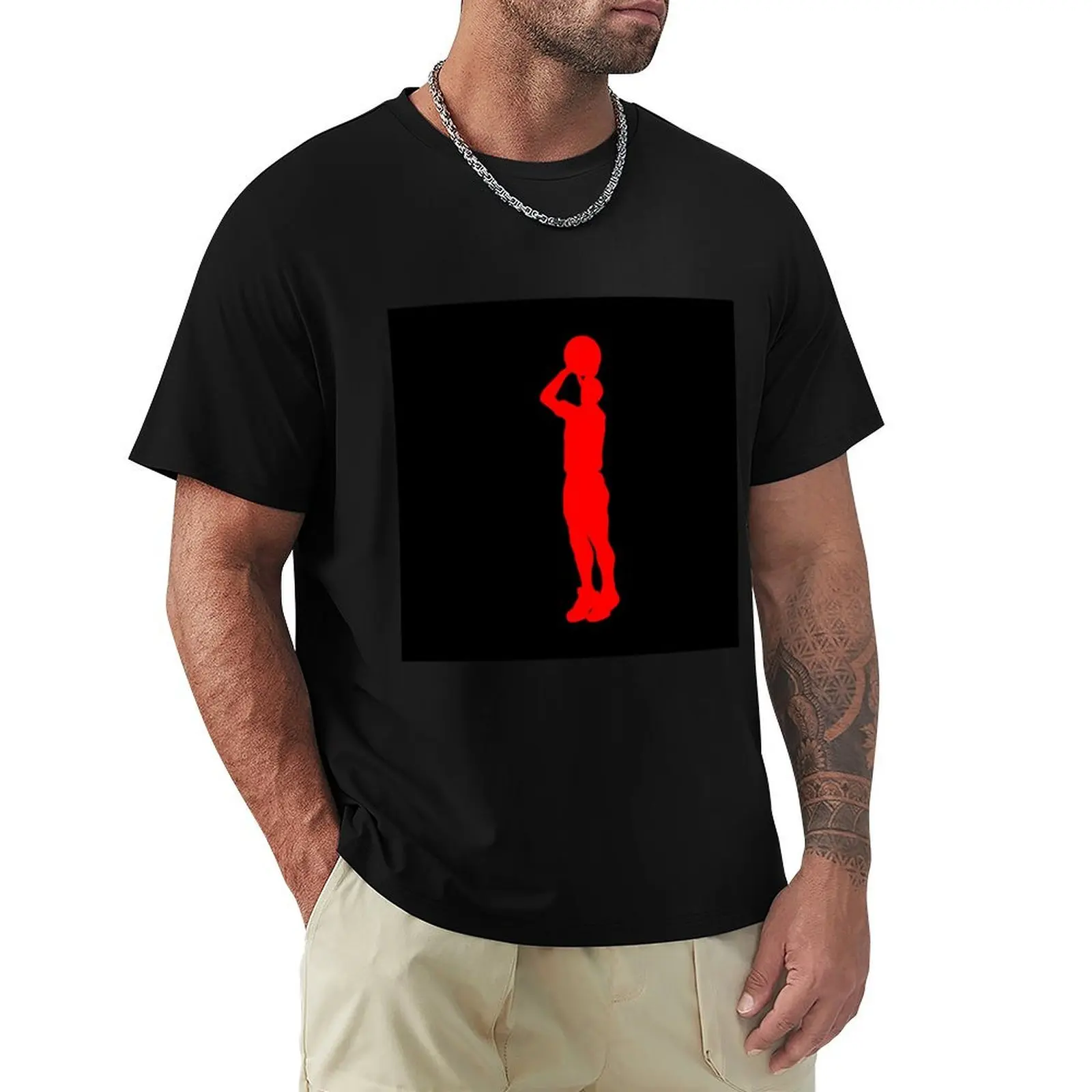 M4N Red Jumper T-Shirt Outdoor Sports Lightweight Tee