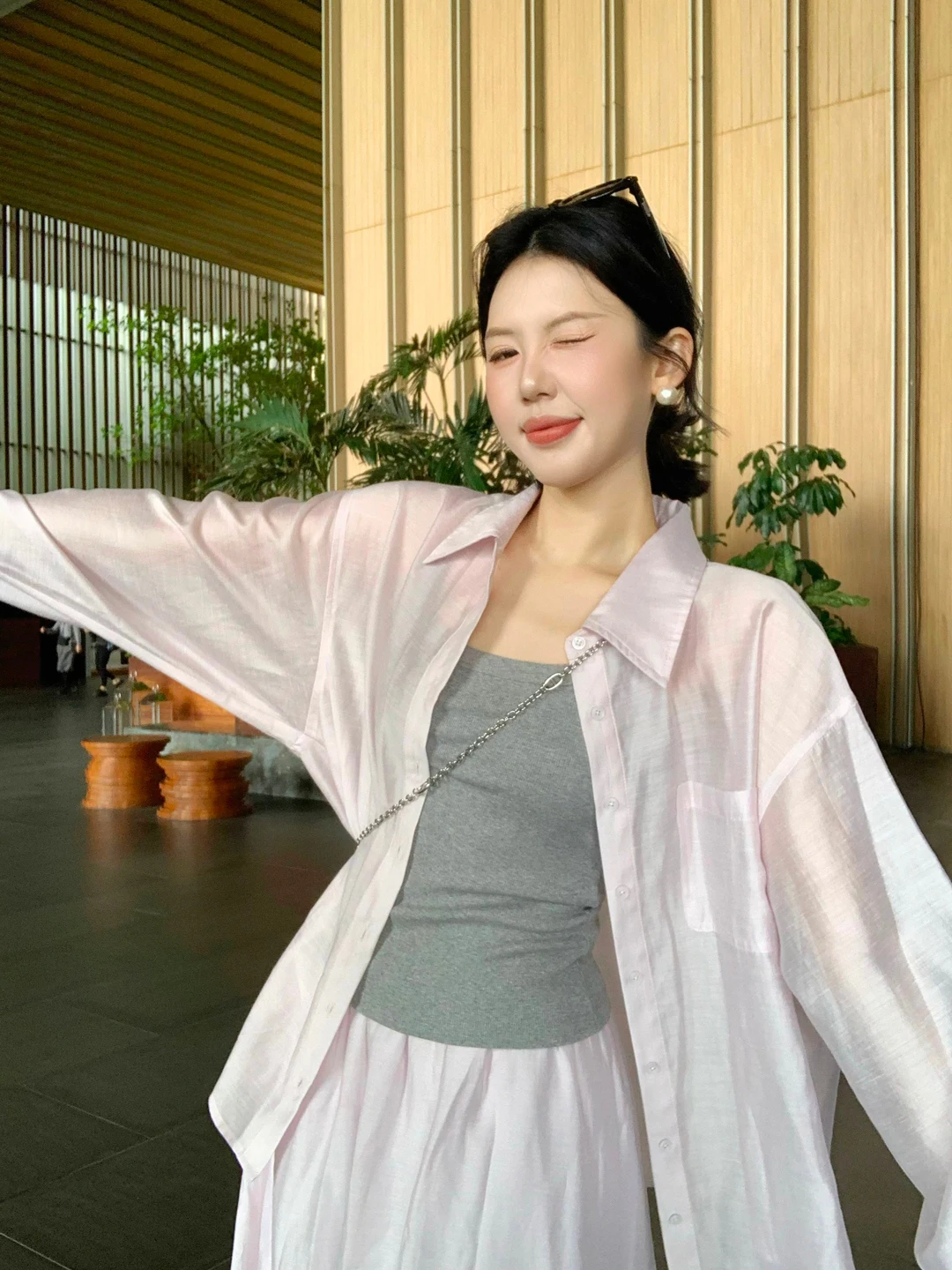 

Sweet And Spicy Rayon Lyocell Set Women's Long Sve irt Elastic Waist Skirt Casual Sle Spring Summer Faion Z3633