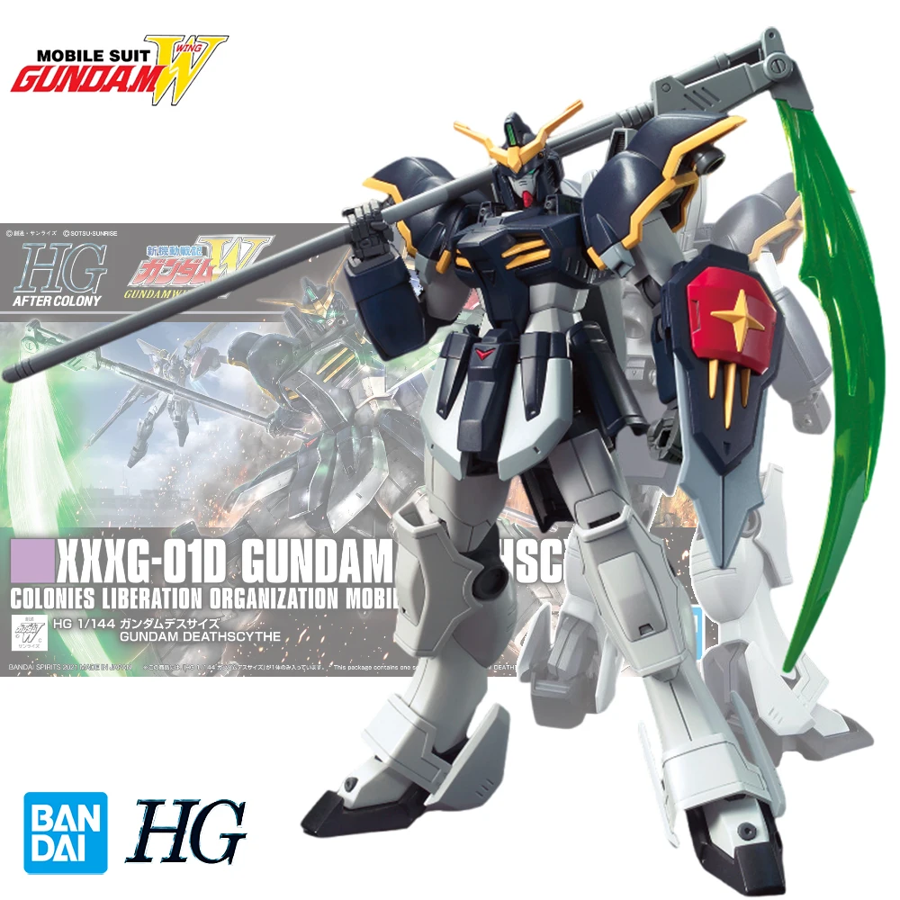 

Оригинальная фигурка Bandai Gundam HG 1/144 XXXG-01D GUNDAM DEATHSCYTHE TV аниме, сборная игрушка, модель, декоративная игрушка, подарки