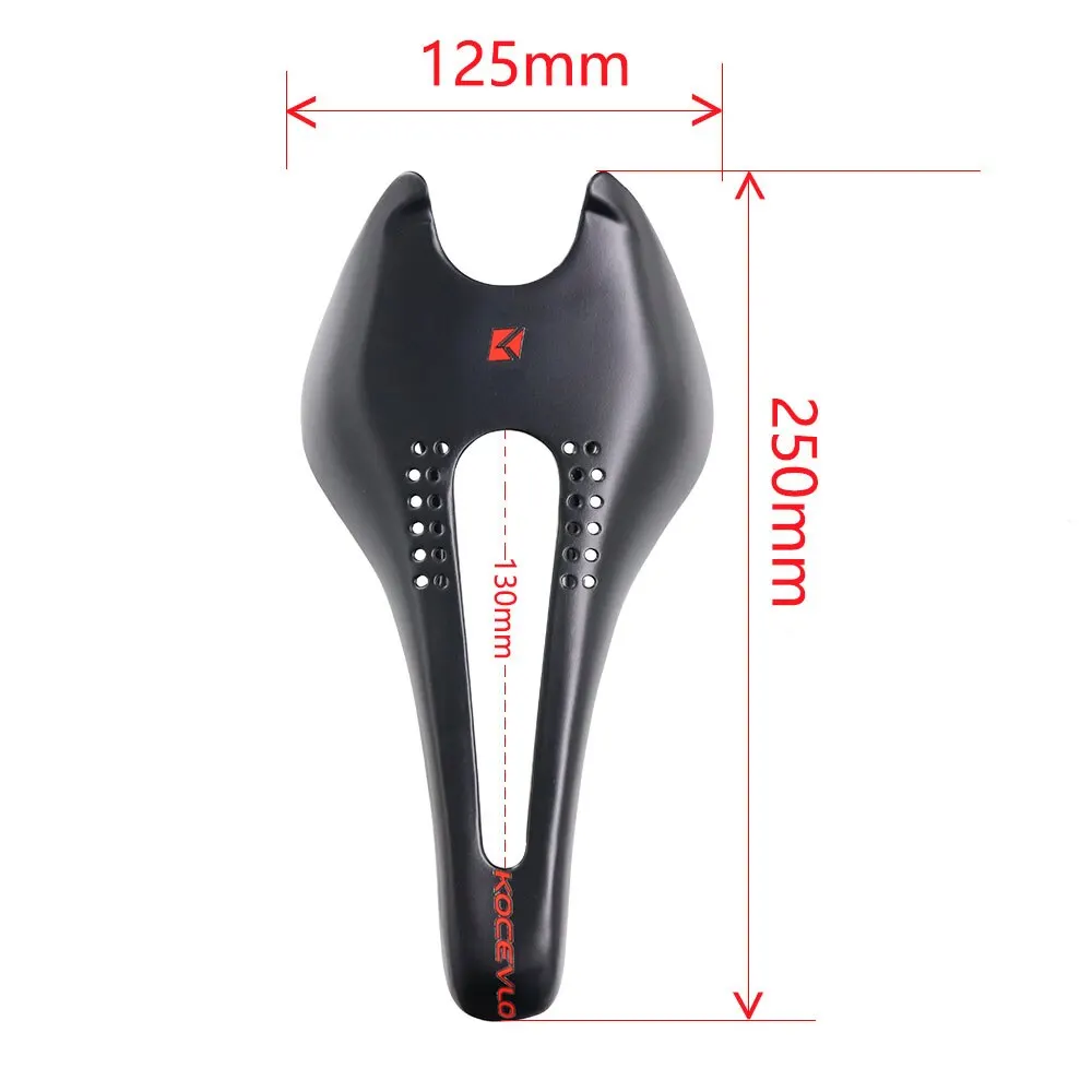 80g Kocevlo bicycle seat MTB Road Bike carbon plate Saddles Ultralight Breathable Seat Cushion Bike Racing Saddle Parts