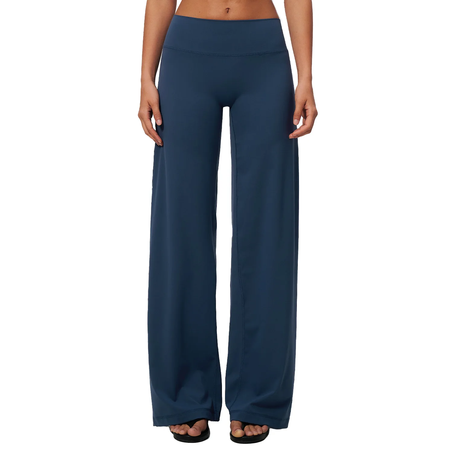 DINGPAI Yoga Flare Legging Pant Women High Waist Wide Leg Pants Women Gym Workout Fitness Sport Flared Pant Latin Dance Trousers