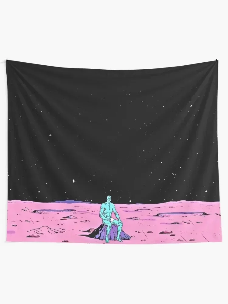 (Fixed) Dr. Manhattan sitting on mars (comic) Tapestry Wall Hangings Decoration Room Design Tapestry