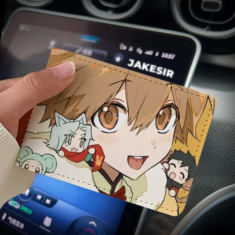 HITMAN REBORN! Tsuna Sawada Card Sleeve High Color Value Two-dimensional Printed Versatile Driver's License Protective Sleeve