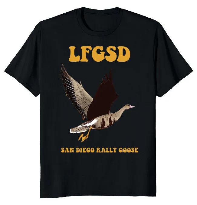 NEW LIMITED LFGSD Rally Goose Baseball Classic Novelty Tee  Fast ShippingAnime Pattern Summer Clothing Unisex T-shirts for Men W