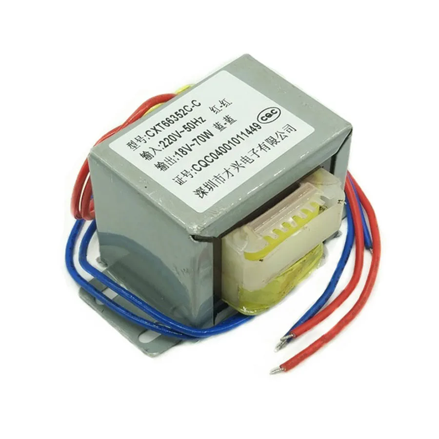 

70W DB-70VA Power Transformer 50Hz~60Hz Input Voltage AC 220V Output Voltage Single 18V Copper Core 4A